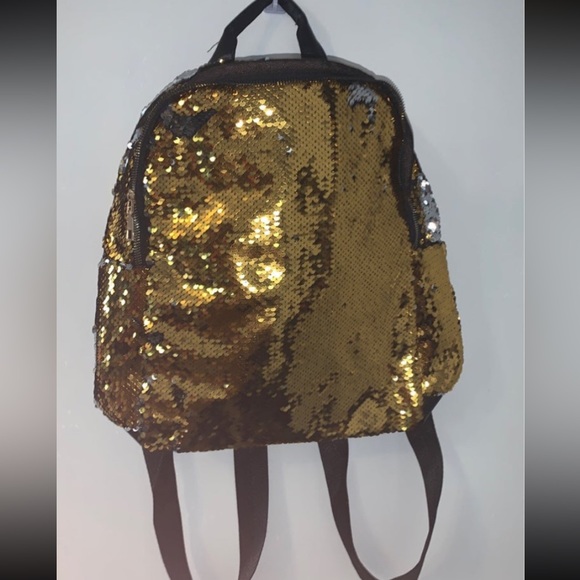 Backpack with reverse sequins - Picture 4 of 4